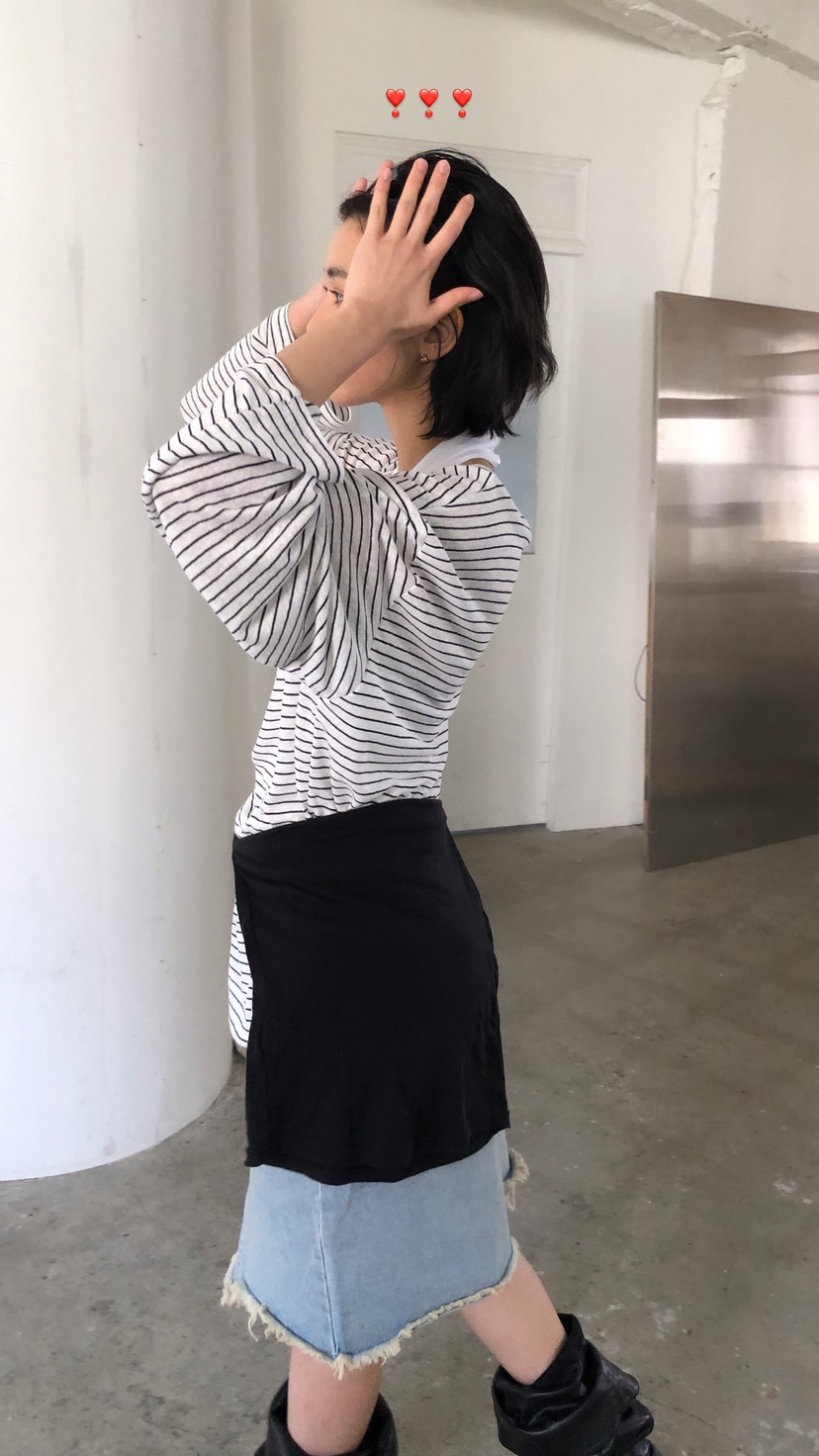 OVER RICH韓國代購女士新款人氣26春夏熱賣時尚推薦長袖T恤OVER RICH長袖T恤