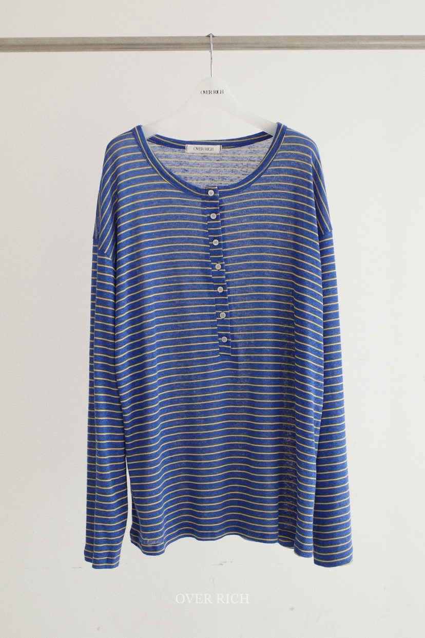 OVER RICH韓國代購女士新款人氣26春夏熱賣時尚推薦長袖T恤OVER RICH長袖T恤圖色1