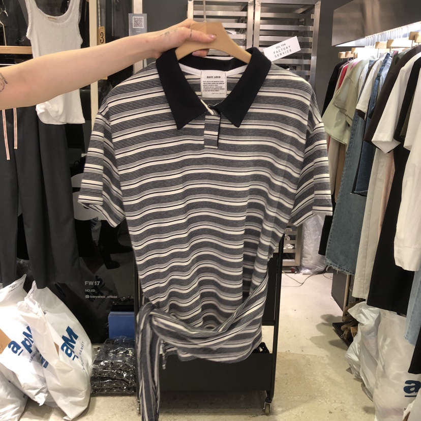 BANY ANCO韓國直郵女裝新品熱賣26春夏休閑推薦人氣職業T恤BANY ANCOT恤圖色1