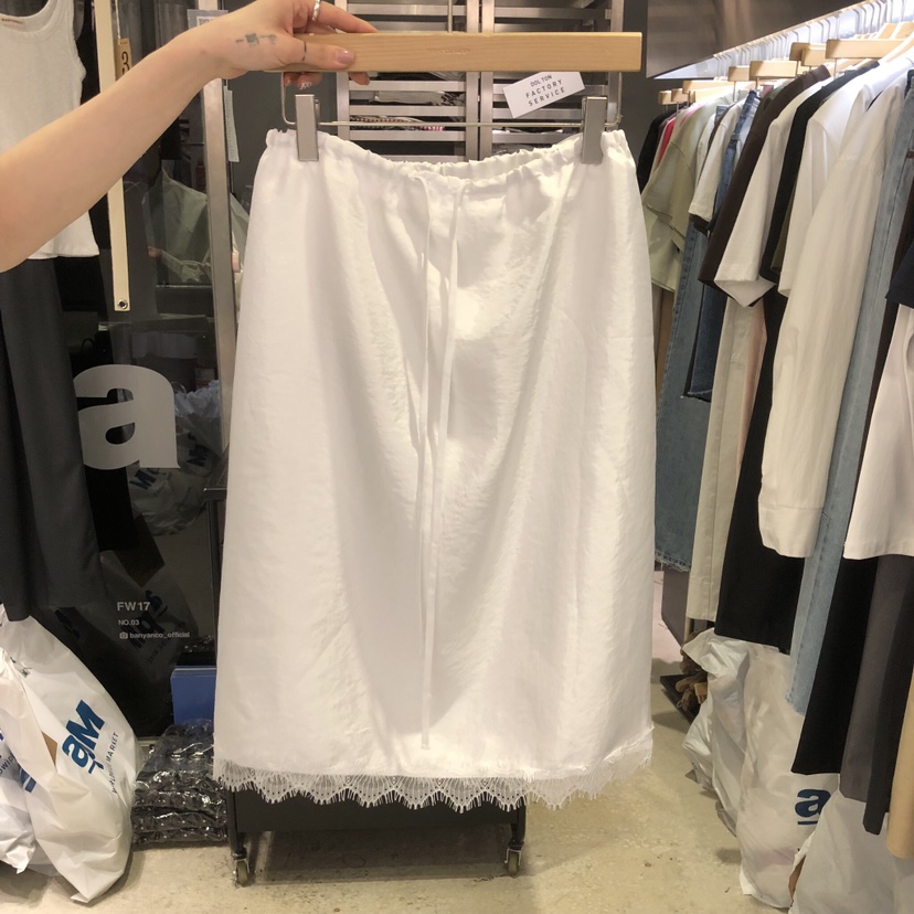 BANY ANCO韓國東大門直郵女士新款人氣半身裙中短裙蕾絲BANY ANCO半身裙/中短裙圖色1