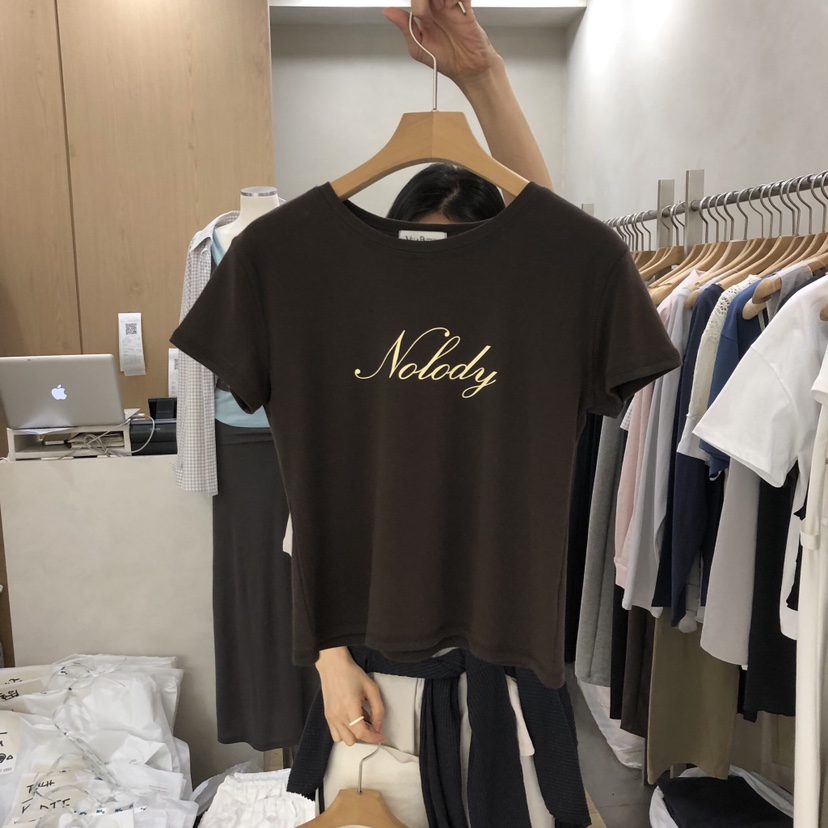 VILLABUTTON韓國代購女裝新品休閑推薦人氣職業時尚熱賣T恤VILLABUTTONT恤圖色2