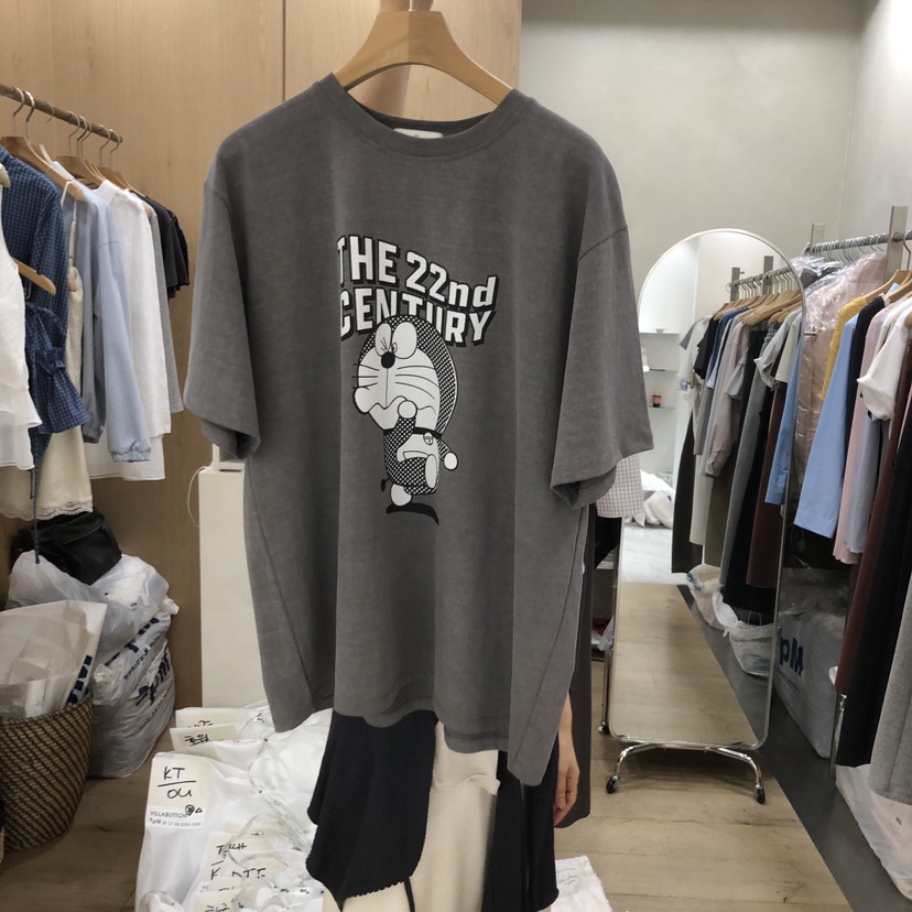 VILLABUTTON韓國東大門直郵女士新款熱賣時尚職業26春夏T恤VILLABUTTONT恤圖色2