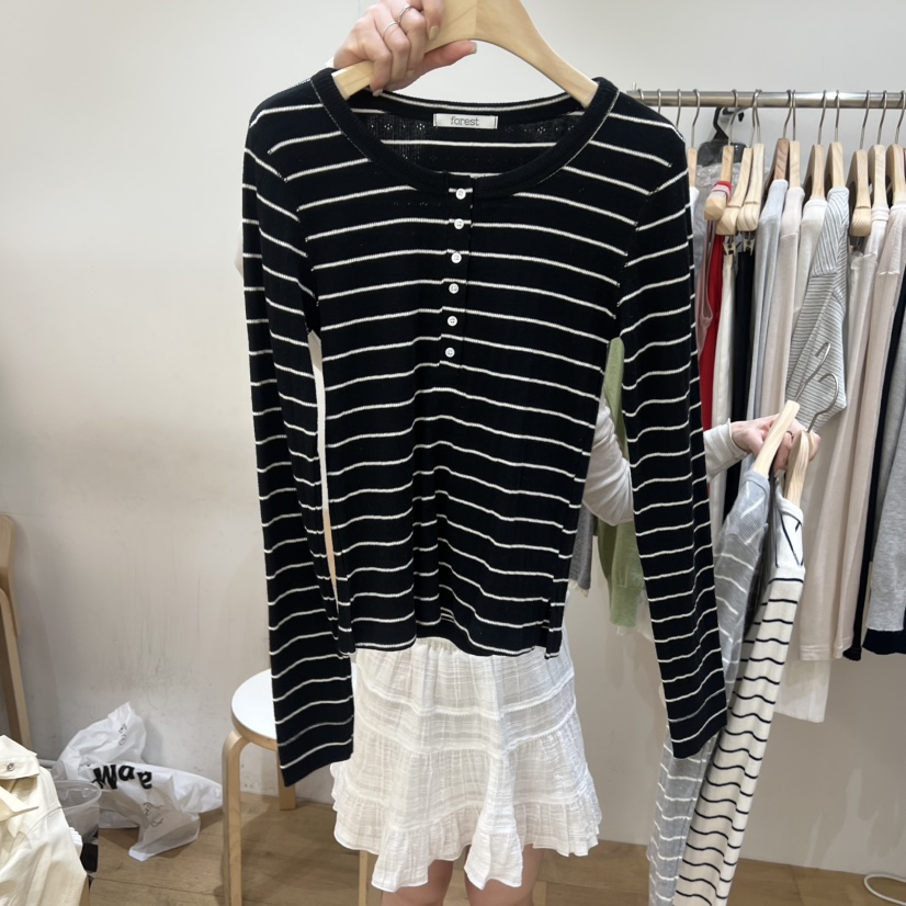 FOREST韓國東大門直郵女裝新款人氣26春夏熱賣推薦長袖T恤FOREST長袖T恤圖色2