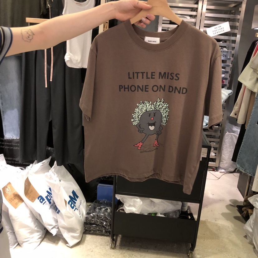 BANY ANCO韓國東大門代購女裝新款休閑熱賣推薦時尚人氣T恤BANY ANCOT恤圖色2