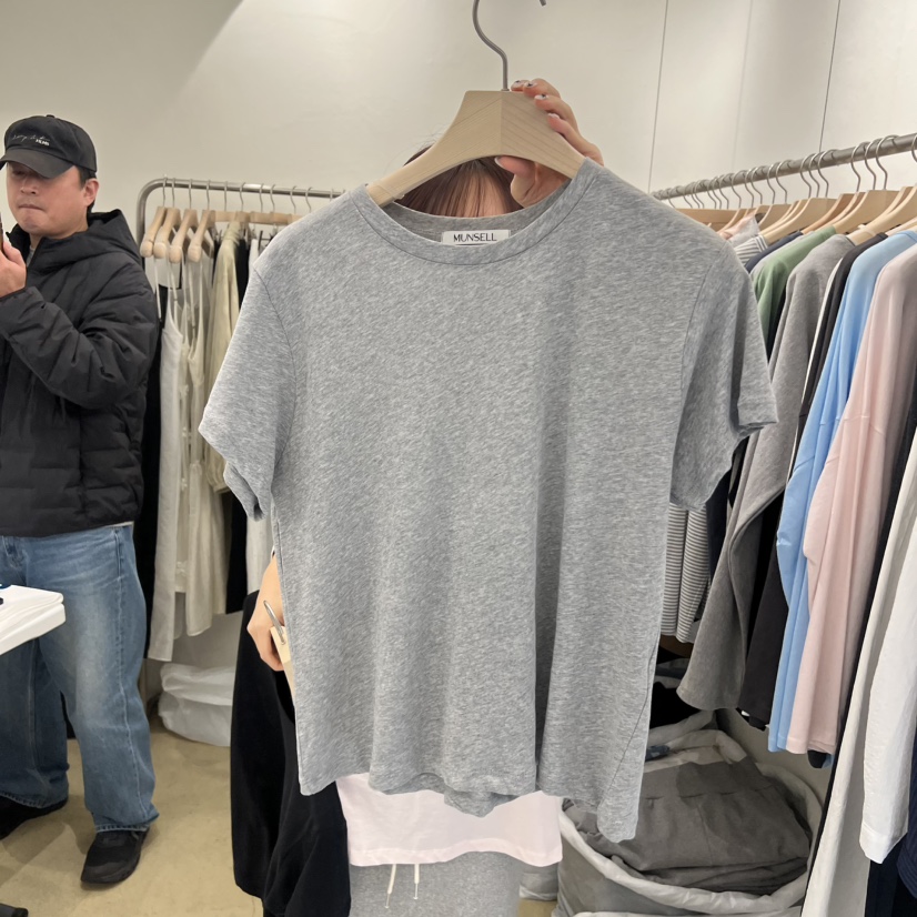MUNSELL韓國東大門直郵女裝新款26春夏人氣推薦熱賣時尚T恤MUNSELLT恤圖色4