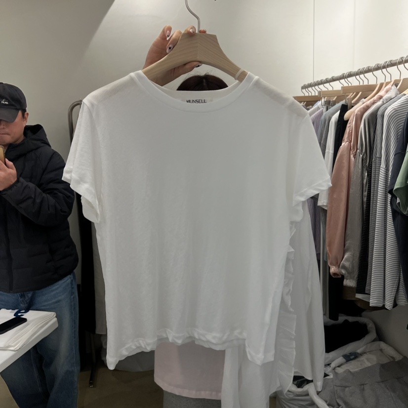 MUNSELL韓國東大門直郵女裝新款26春夏人氣推薦熱賣時尚T恤MUNSELLT恤圖色5