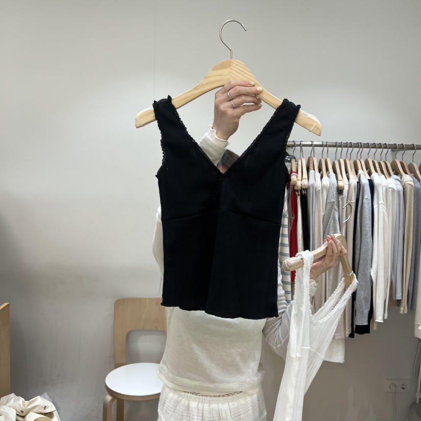 FOREST韓國代購女士新款職業時尚26春夏推薦人氣吊帶背心FOREST吊帶/背心圖色2