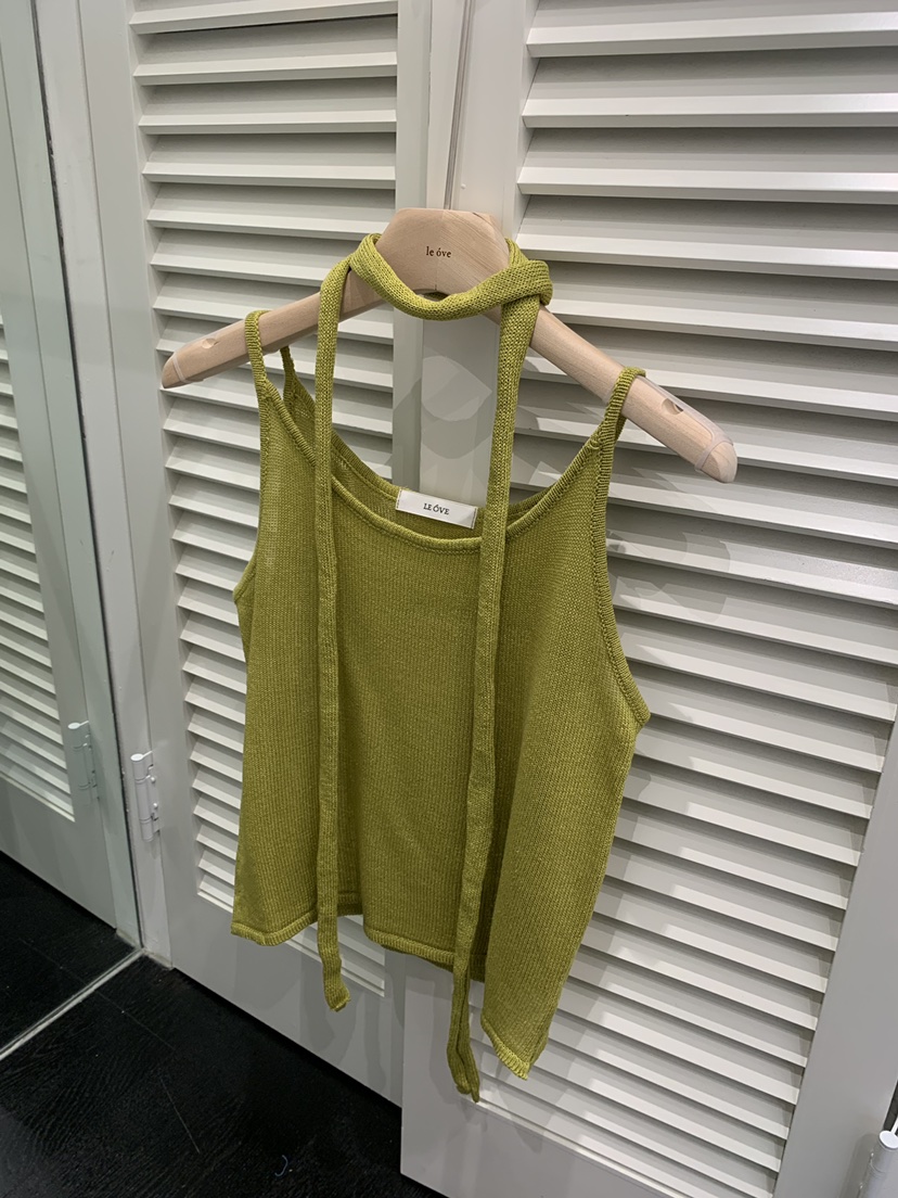 LE OVE/VERDI韓國直郵女裝新款推薦休閑吊帶背心含飄帶LE OVE/VERDI吊帶/背心圖色4