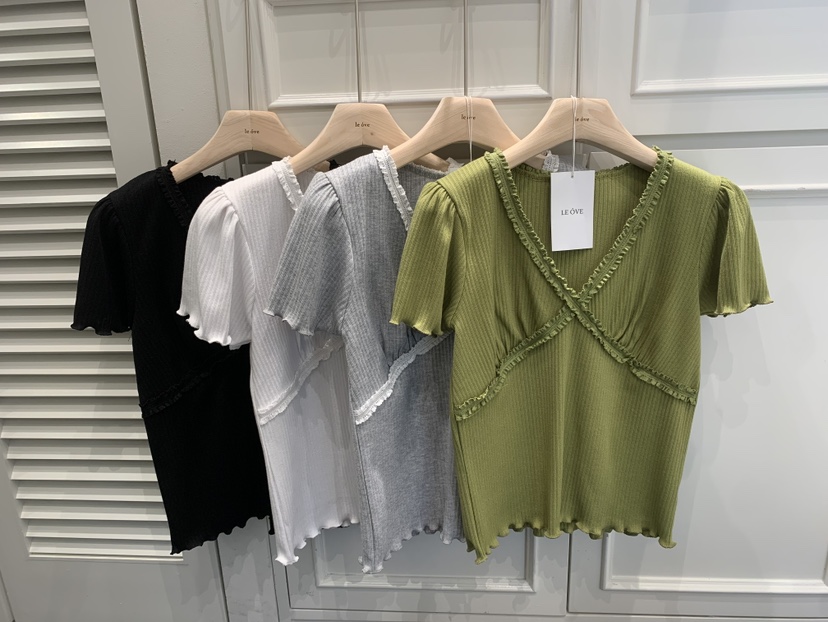 LE OVE/VERDI韓國東大門代購女士新品人氣推薦休閑職業T恤LE OVE/VERDIT恤