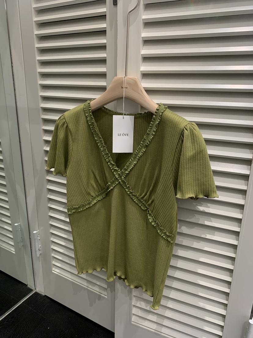 LE OVE/VERDI韓國東大門代購女士新品人氣推薦休閑職業T恤LE OVE/VERDIT恤圖色1