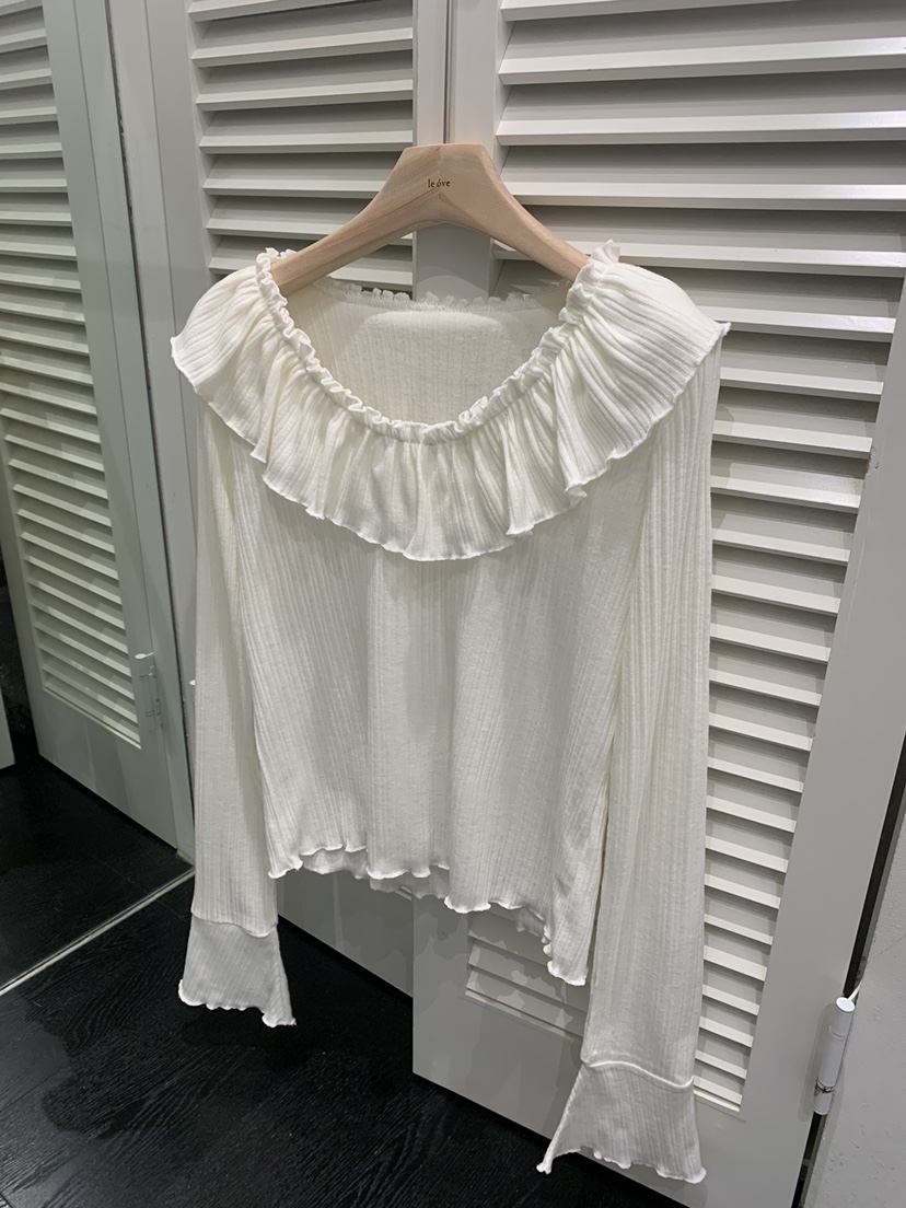 LE OVE/VERDI韓國直郵實拍女裝新款休閑人氣26春夏長袖T恤LE OVE/VERDI長袖T恤圖色2