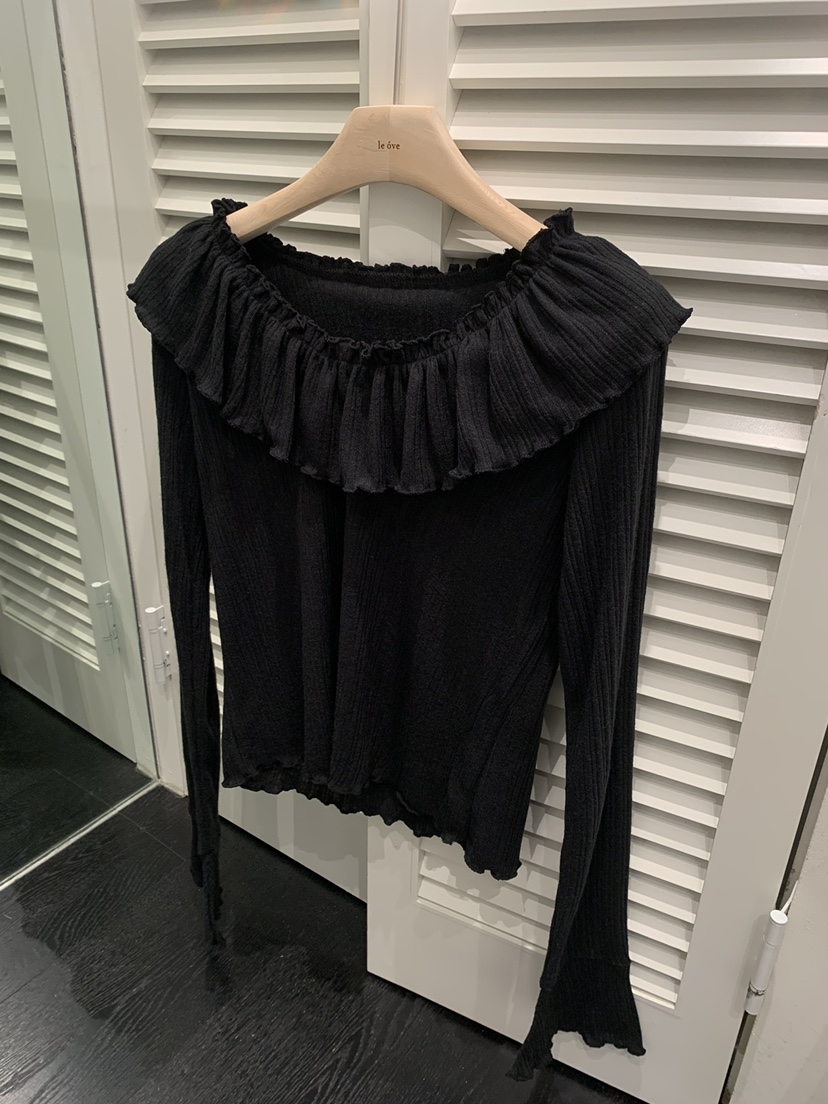 LE OVE/VERDI韓國直郵實拍女裝新款休閑人氣26春夏長袖T恤LE OVE/VERDI長袖T恤圖色3