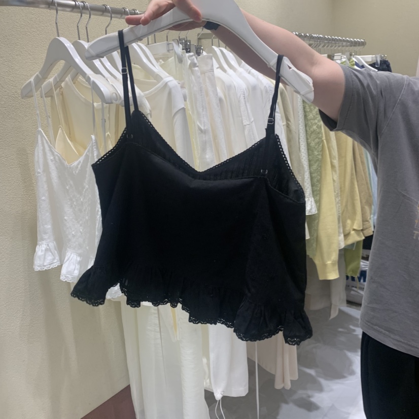 BROCCOLISALAD韓國東大門直郵女士新款時尚職業26春夏吊帶背心BROCCOLISALAD吊帶/背心