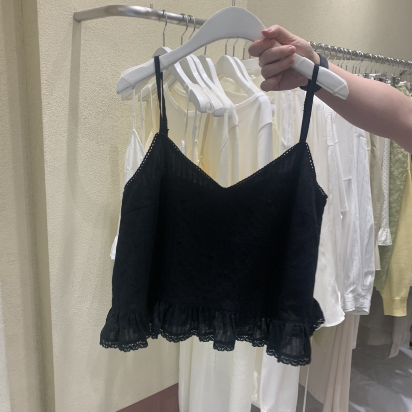 BROCCOLISALAD韓國東大門直郵女士新款時尚職業26春夏吊帶背心BROCCOLISALAD吊帶/背心圖色2