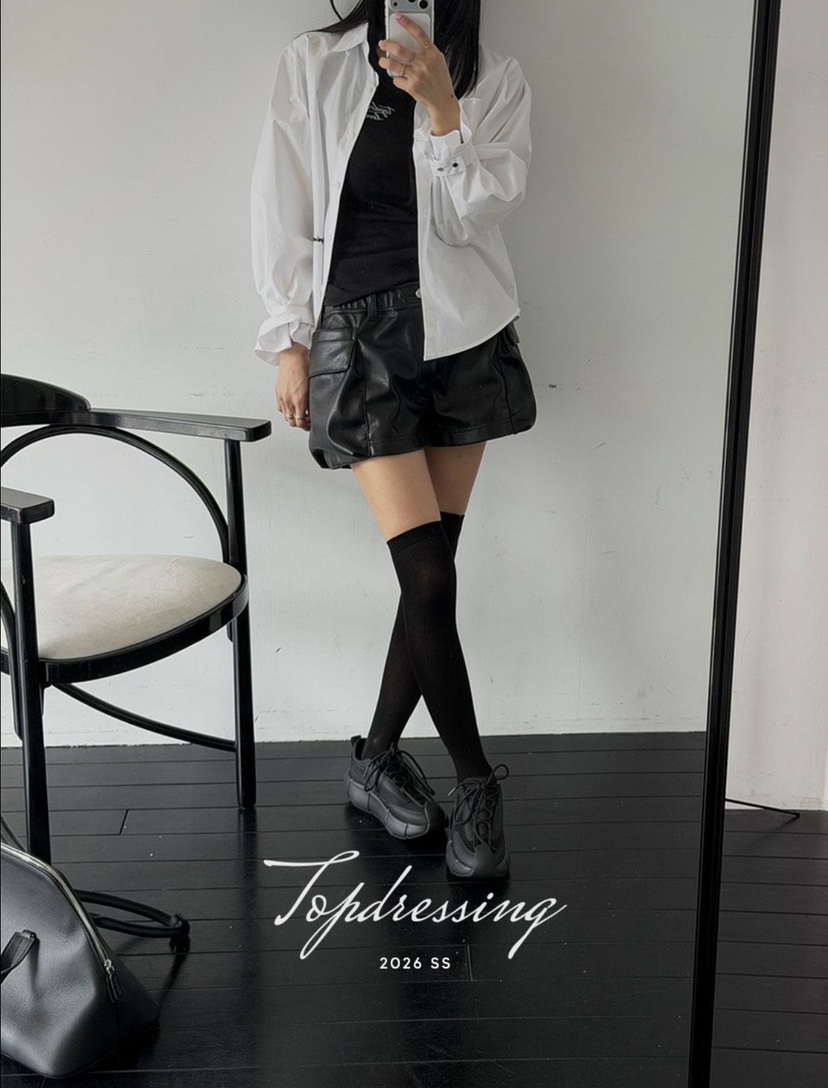 TOPDRESSING韓國直郵女裝新品休閑推薦時尚職業26春夏短褲TOPDRESSING短褲