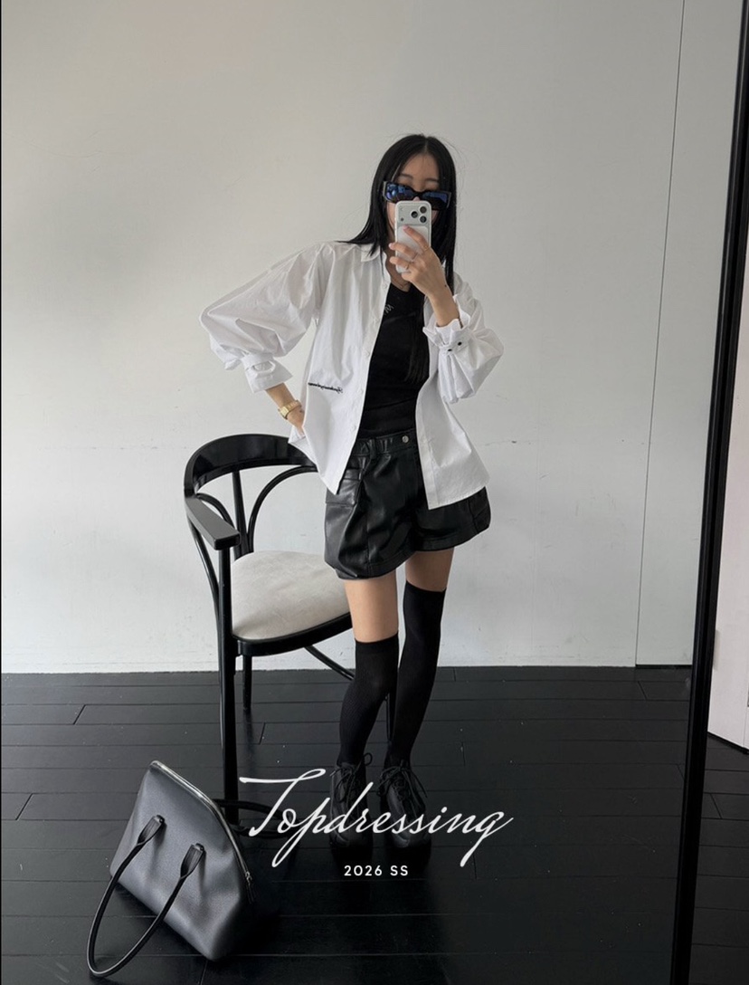 TOPDRESSING韓國直郵女裝新品休閑推薦時尚職業26春夏短褲TOPDRESSING短褲