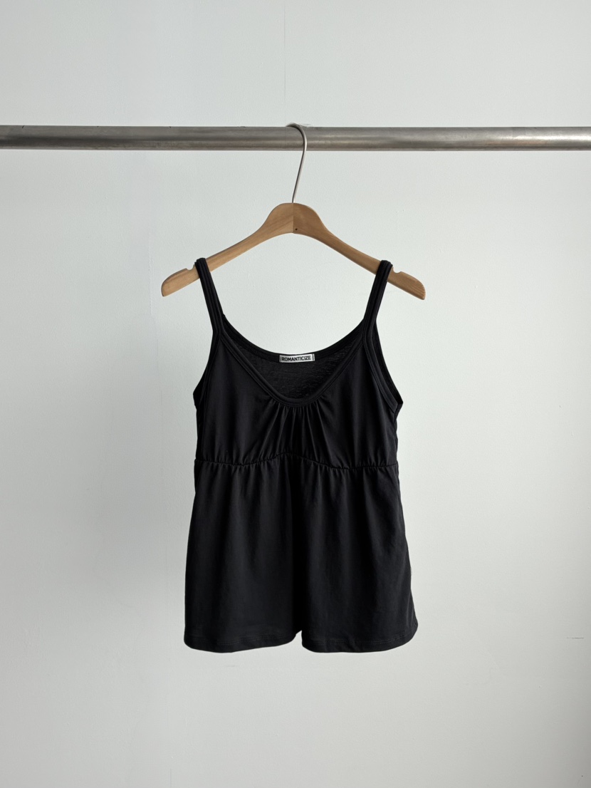 ROMANTICIZE韓國東大門代購女裝新款推薦休閑吊帶背心褶皺ROMANTICIZE吊帶/背心圖色4