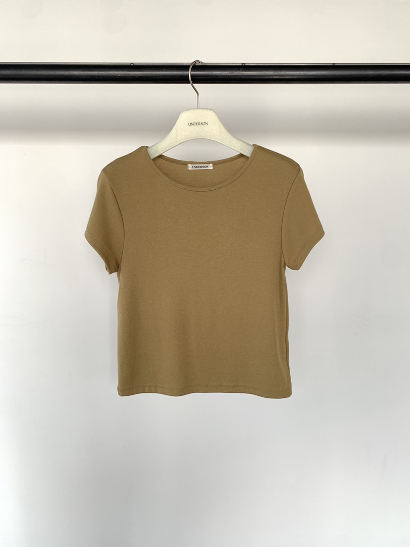UNDERSON韓國代購女士新款休閑26春夏推薦時尚熱賣職業T恤UNDERSONT恤圖色2