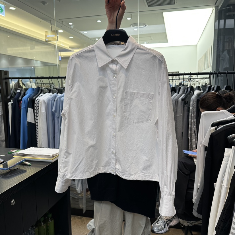 LE ETOILE韓國東大門直郵女裝新品26春夏襯衫蕾絲衫不含項鏈Le etoile襯衫/蕾絲衫圖色2