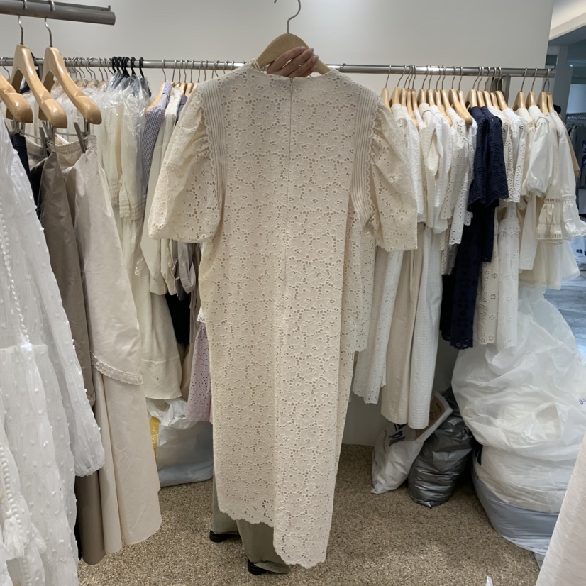 A韓國直郵實拍女裝新款26春夏休閑熱賣人氣職業連衣裙含腰繩A STORE連衣裙