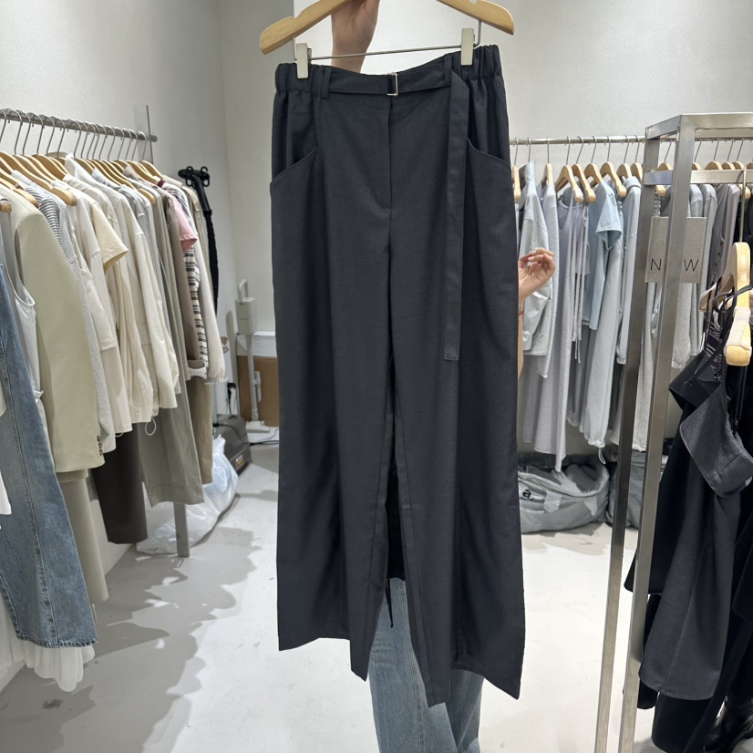 OVU韓國代購女士新品推薦26春夏時尚熱賣人氣休閑職業休閑褲OVU休閑褲圖色2墨色