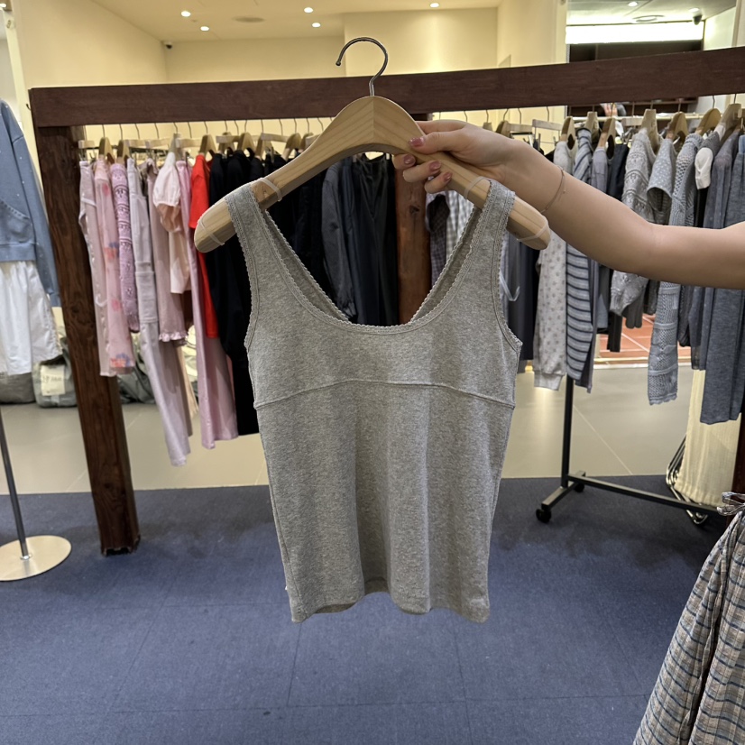 FURE韓國東大門直郵女士新品熱賣休閑推薦人氣吊帶背心蕾絲FURE吊帶/背心