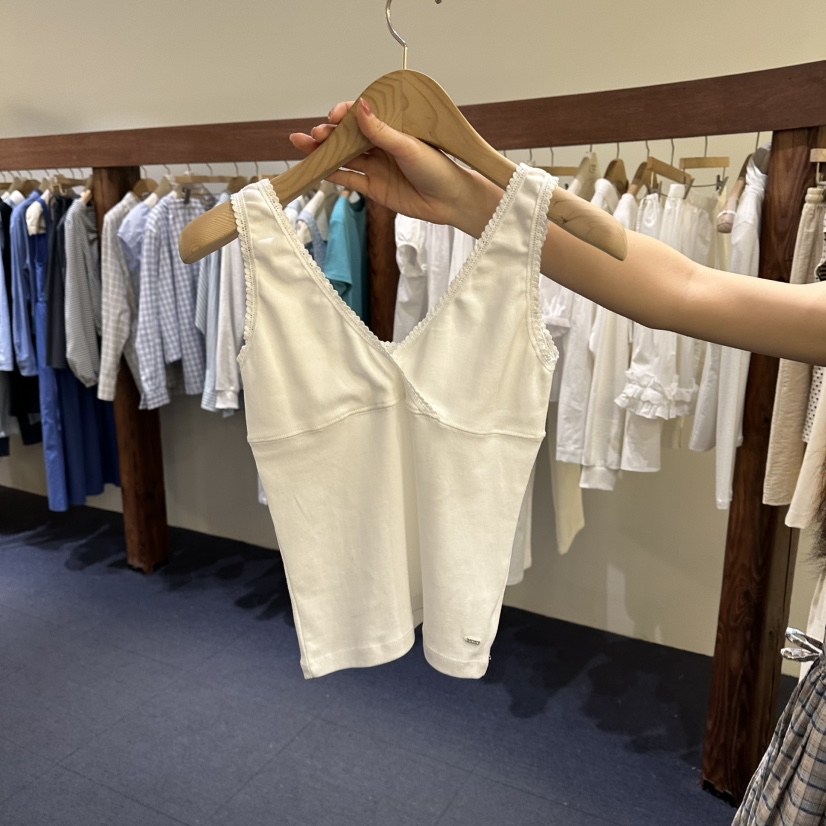 FURE韓國東大門直郵女士新品熱賣休閑推薦人氣吊帶背心蕾絲FURE吊帶/背心圖色1