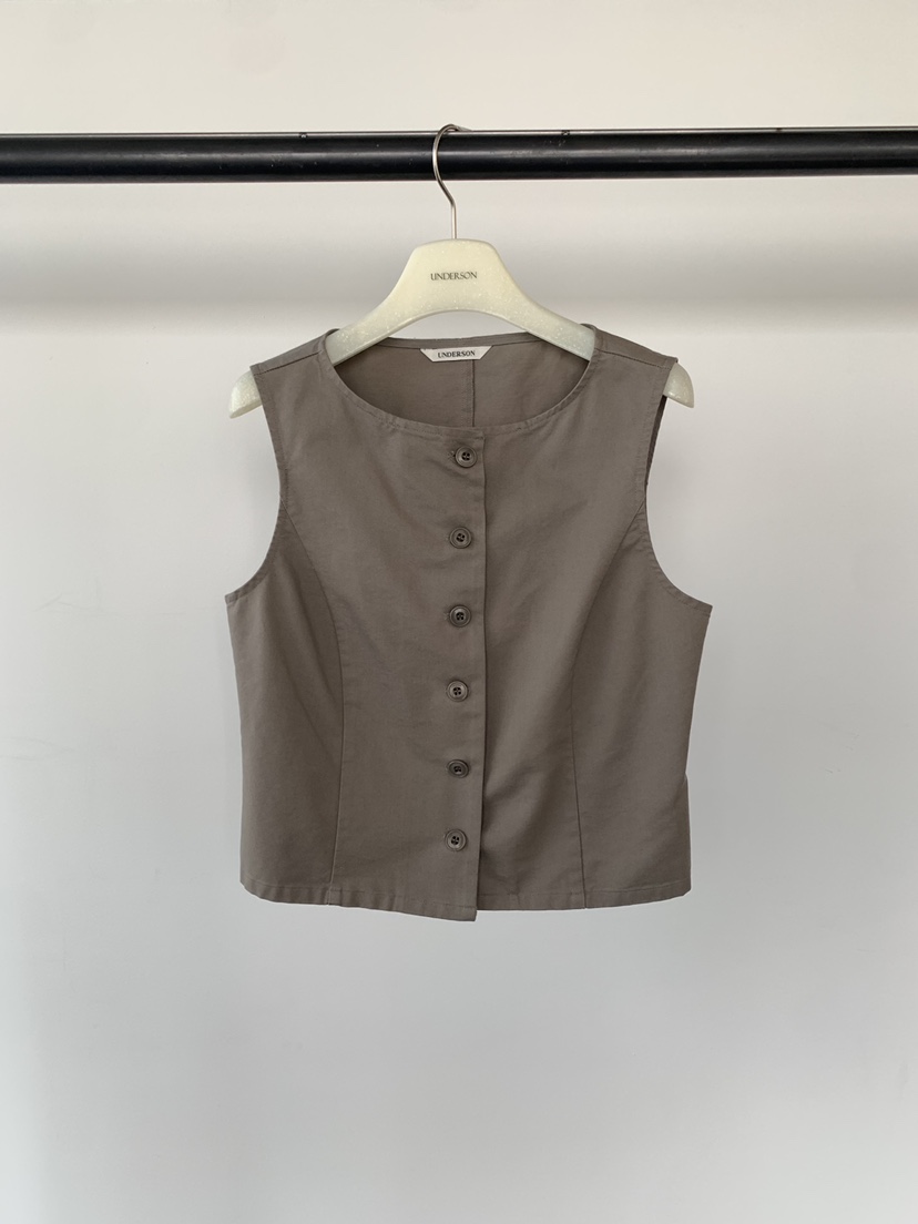 UNDERSON韓國代購女士新品職業時尚推薦熱賣26春夏人氣馬甲UNDERSON馬甲圖色1
