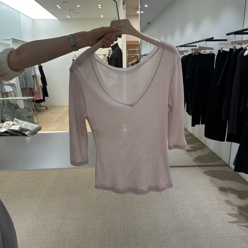 VEGETABLE韓國直郵實拍女裝新品26春夏時尚人氣職業休閑T恤VEGETABLET恤圖色1