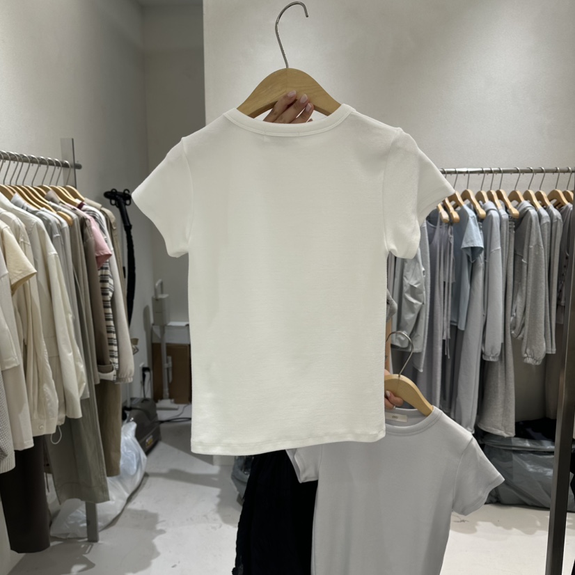 OVU韓國直郵實拍女士新款人氣推薦休閑熱賣職業時尚26春夏T恤OVUT恤