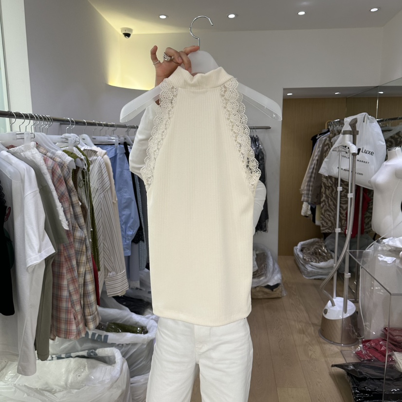 TED韓國東大門直郵女士新品熱賣推薦人氣26春夏吊帶背心蕾絲TED吊帶/背心