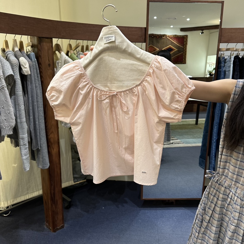 FURE韓國直郵女士新品人氣26春夏職業熱賣襯衫蕾絲衫柔軟FURE襯衫/蕾絲衫圖色2