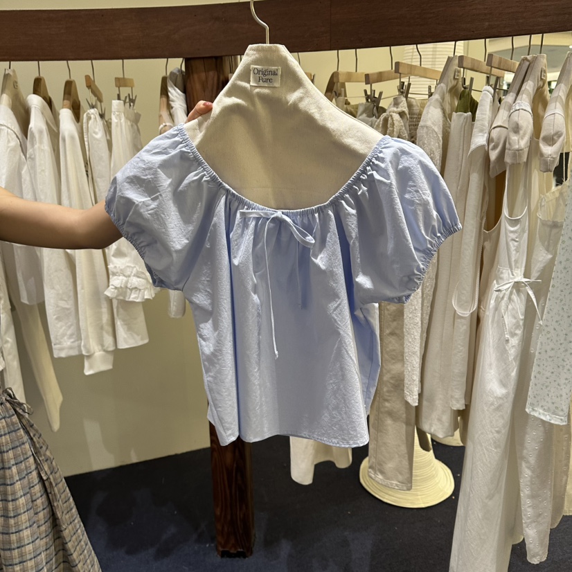 FURE韓國直郵女士新品人氣26春夏職業熱賣襯衫蕾絲衫柔軟FURE襯衫/蕾絲衫圖色3