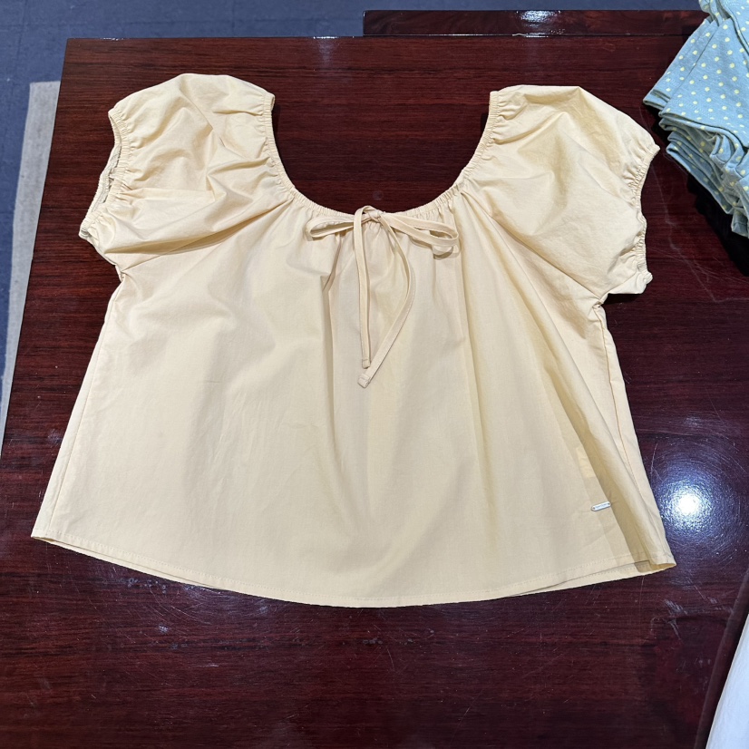 FURE韓國直郵女士新品人氣26春夏職業熱賣襯衫蕾絲衫柔軟FURE襯衫/蕾絲衫圖色4杏色