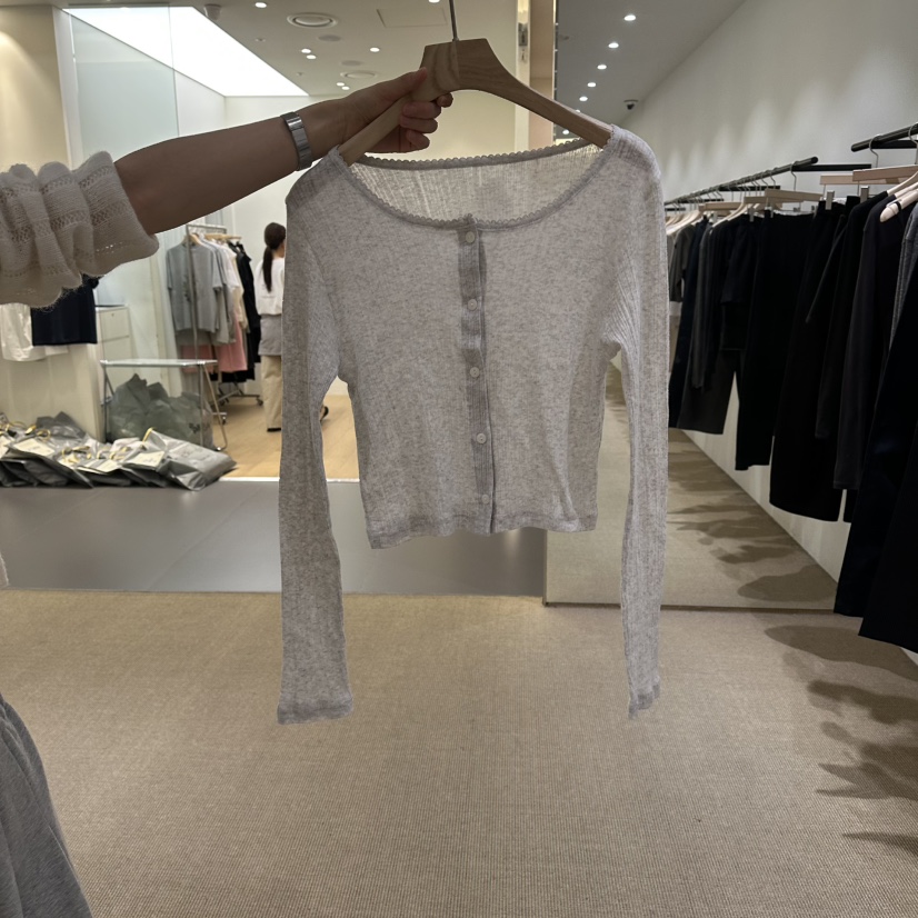 VEGETABLE韓國東大門直郵女士新款人氣26春夏職業長袖T恤VEGETABLE長袖T恤圖色2