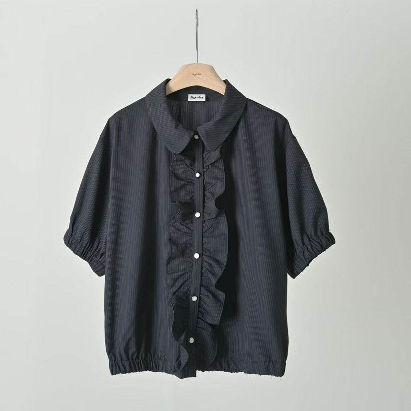 RUMBA韓國東大門代購女士新品人氣熱賣推薦職業襯衫蕾絲衫RUMBA襯衫/蕾絲衫圖色1黑色