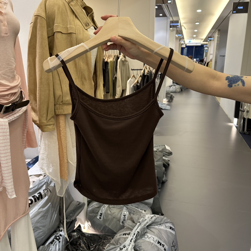 BERTHA韓國東大門代購女士新品推薦吊帶背心不含內搭網眼BERTHA吊帶/背心