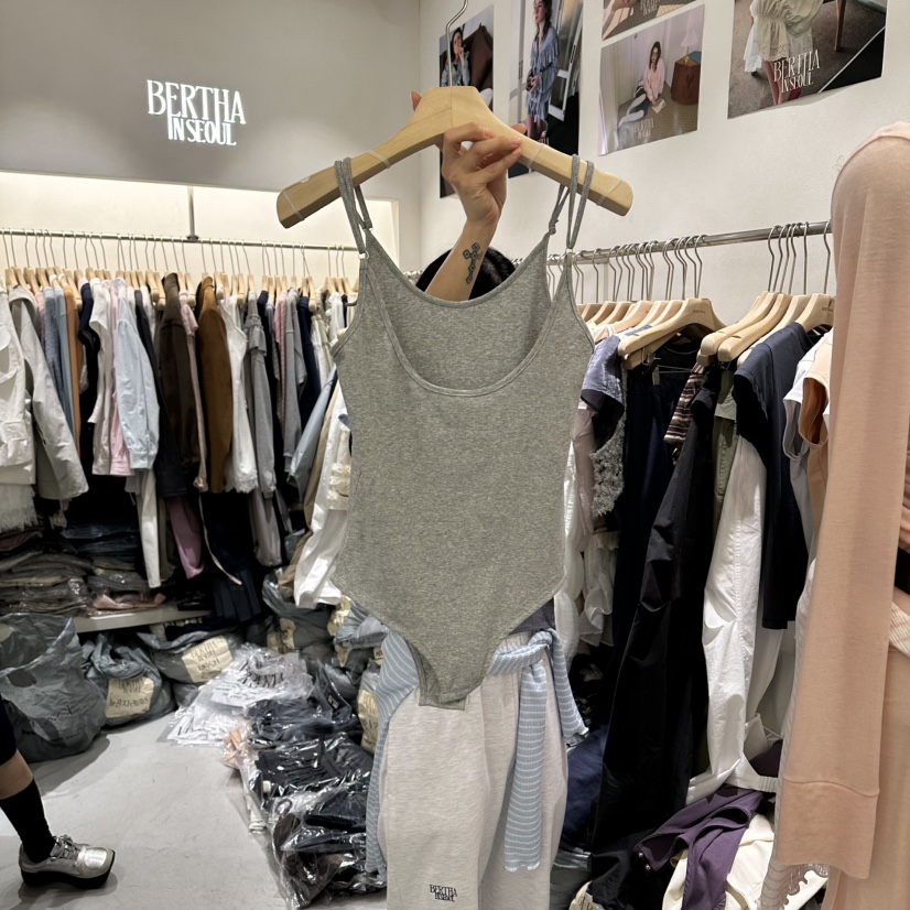 BERTHA韓國直郵實拍女士新款職業人氣時尚休閑熱賣吊帶背心BERTHA吊帶/背心