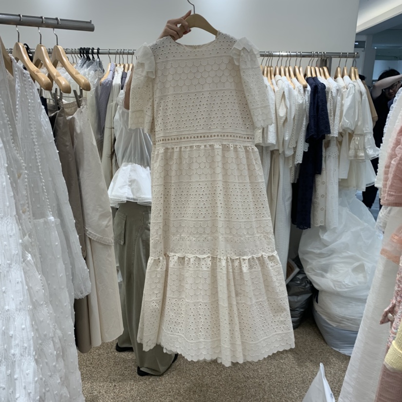 A韓國東大門代購女裝新款休閑熱賣26春夏人氣連衣裙含腰繩A STORE連衣裙圖色2