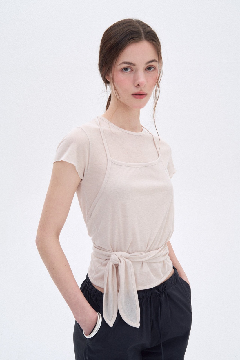 ALOT韓國直郵女士新款熱賣職業休閑時尚推薦26春夏吊帶背心A LOT吊帶/背心