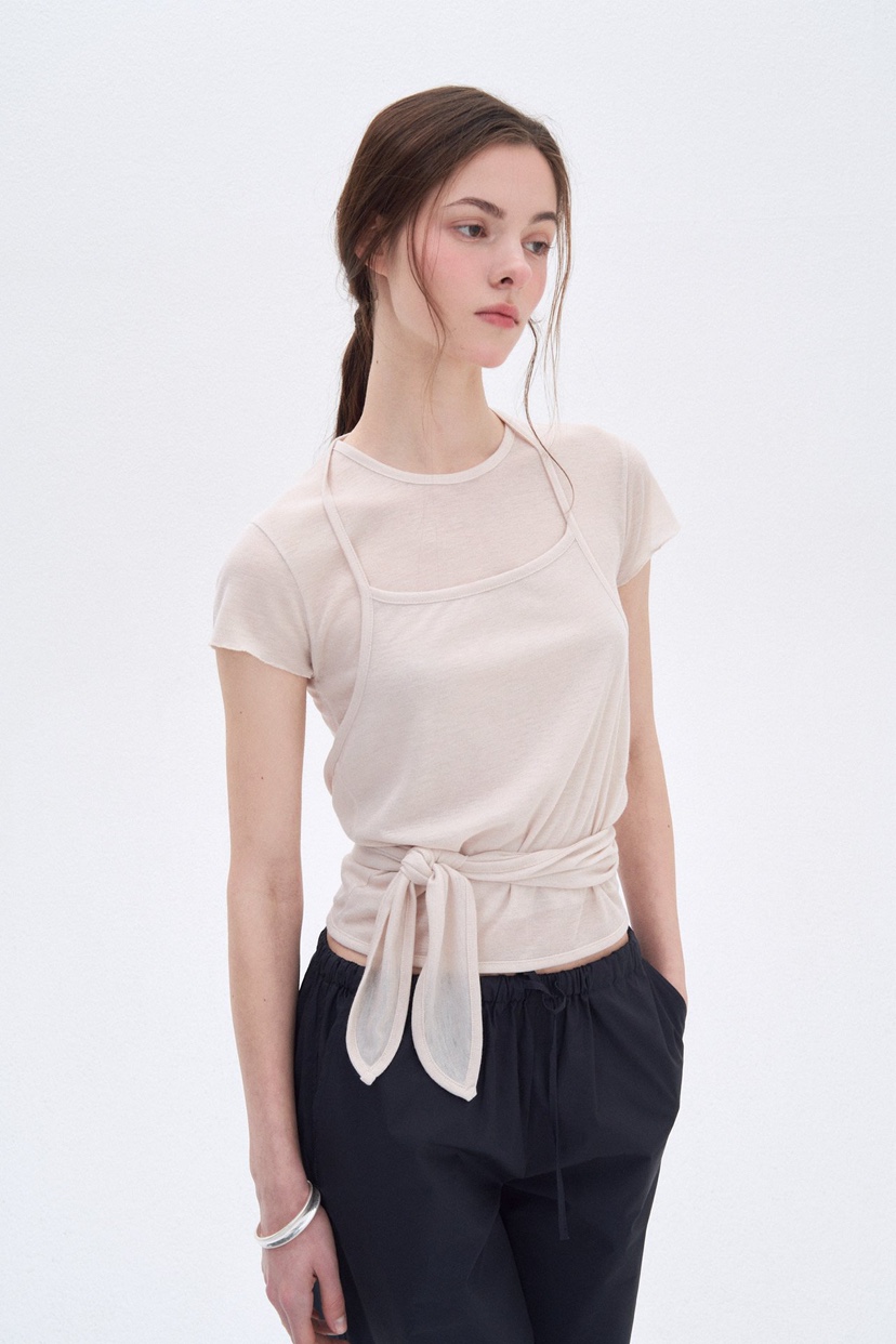 ALOT韓國直郵女士新款熱賣職業休閑時尚推薦26春夏吊帶背心A LOT吊帶/背心