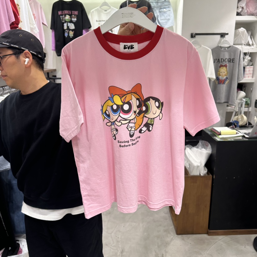 EVE韓國東大門代購女裝新款職業人氣推薦時尚熱賣休閑T恤EVET恤圖色2