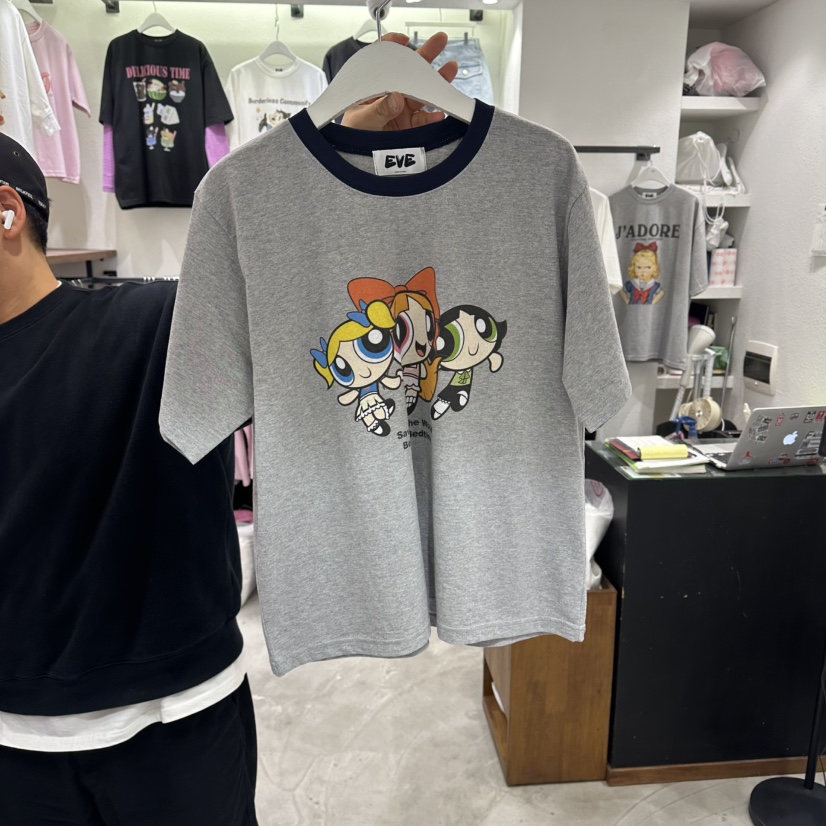 EVE韓國東大門代購女裝新款職業人氣推薦時尚熱賣休閑T恤EVET恤圖色4
