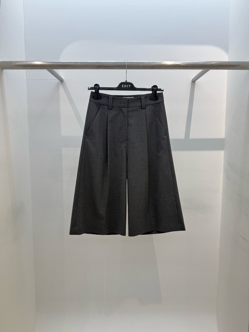 EDIT韓國直郵女士新款推薦26春夏熱賣人氣職業休閑時尚短褲EDIT短褲圖色2墨色