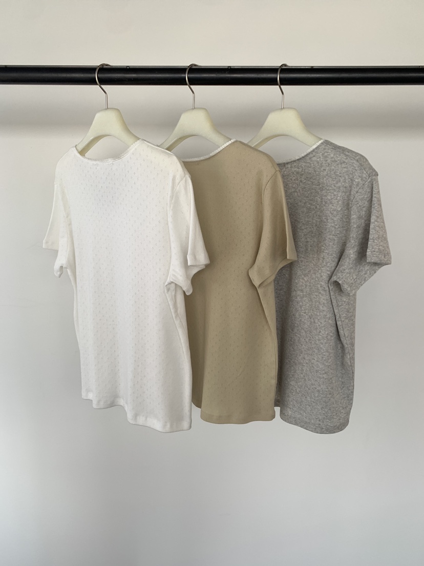 UNDERSON韓國東大門直郵女裝新款熱賣人氣職業時尚T恤V領UNDERSONT恤