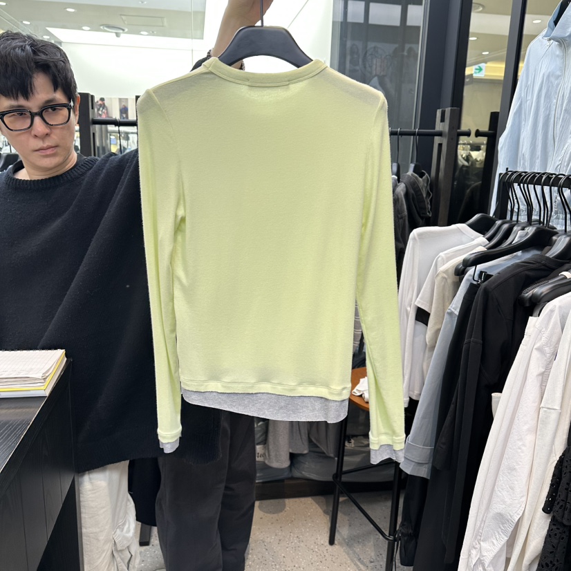 LE ETOILE韓國代購女士新款推薦熱賣時尚人氣長袖T恤羅紋Le etoile長袖T恤