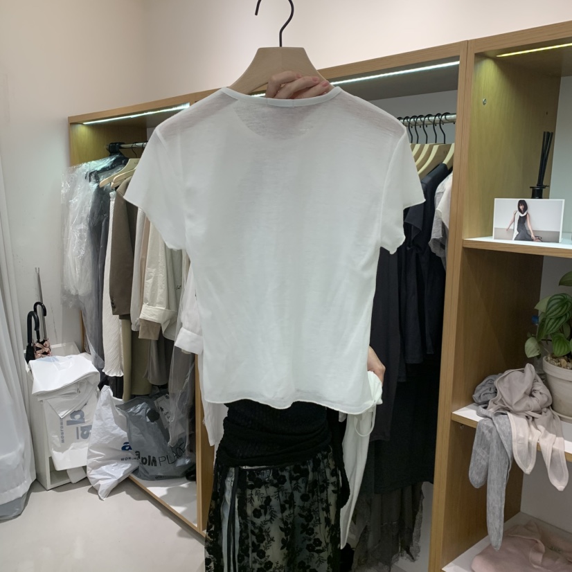 ALOT韓國直郵女裝新品時尚人氣26春夏推薦職業熱賣休閑T恤A LOTT恤