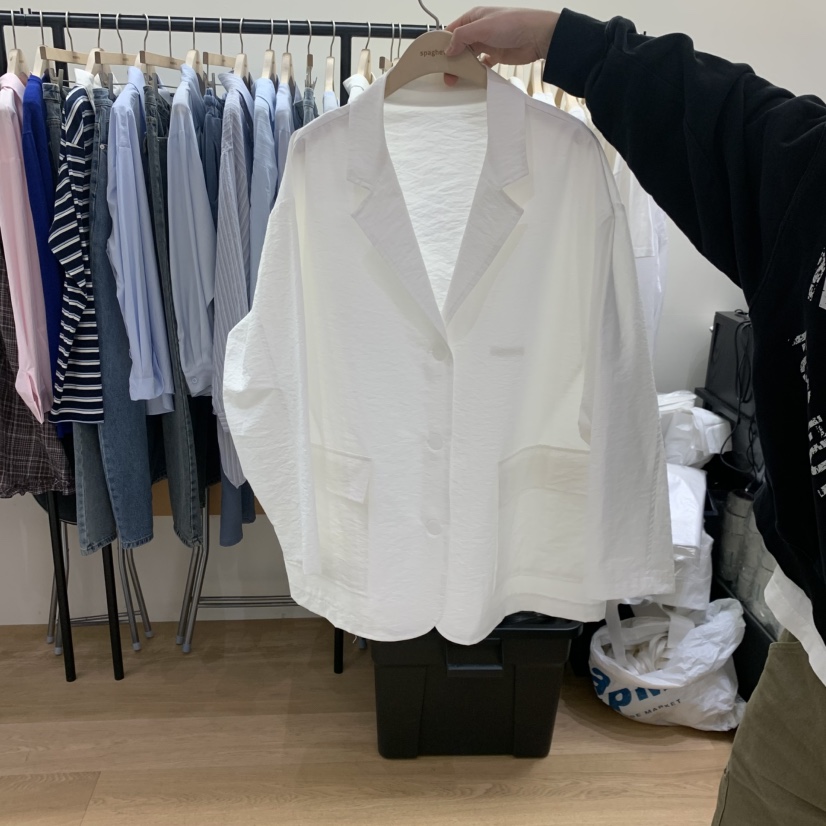 SPAGHETTI韓國東大門代購女裝新款人氣熱賣時尚推薦26春夏夾克spaghetti夾克圖色1