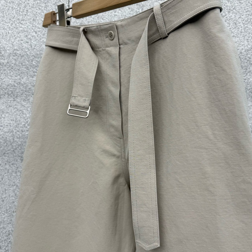 AT THE BAGEL韓國直郵實拍女裝新款熱賣休閑休閑褲含腰帶AT THE BAGEL休閑褲