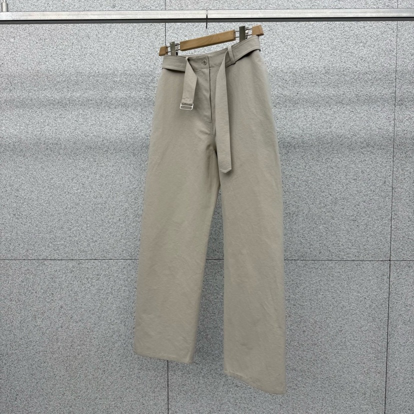 AT THE BAGEL韓國直郵實拍女裝新款熱賣休閑休閑褲含腰帶AT THE BAGEL休閑褲圖色1